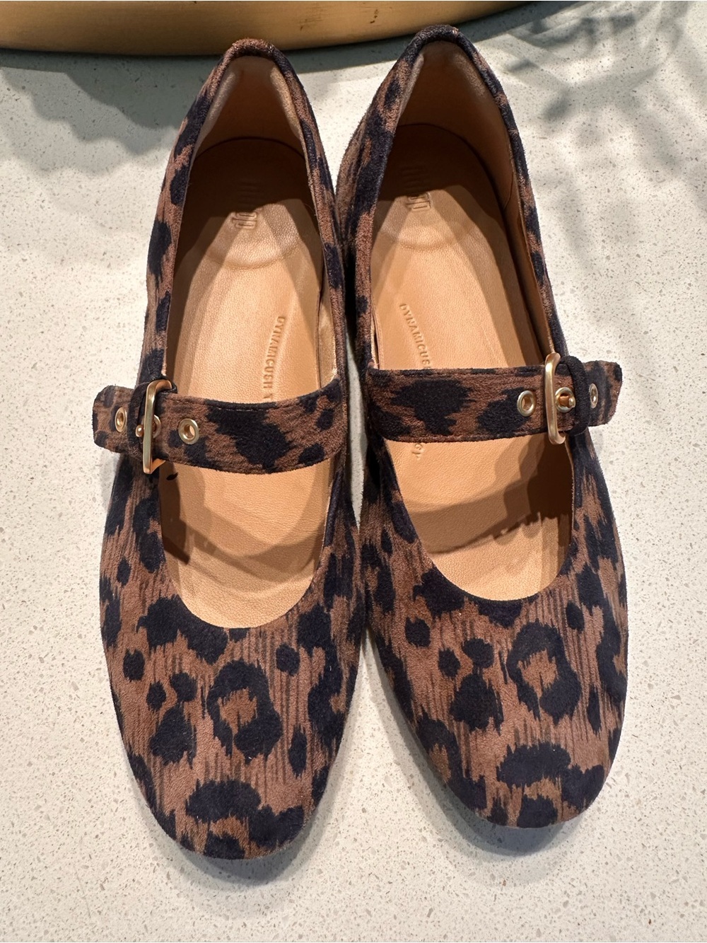 Fitflop Leopard Print Mary Jane Flat in Brown and Black - Picture 3 of 6